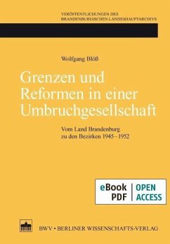 Grenzen und Reformen in einer Umbruchgesellschaft (eBook, PDF) - Blöß, Wolfgang