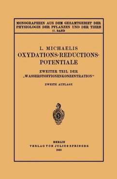 Oxydations-Reductions-Potentiale (eBook, PDF) - Michaelis, Leonar