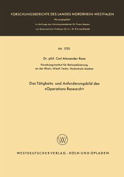 Cover Das Tätigkeits- und Anforderungsbild des »Operations Research« (eBook, PDF)