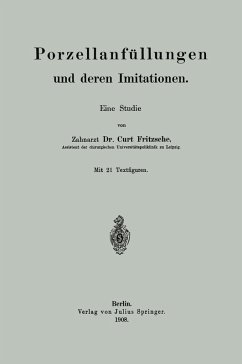 Porzellanfüllungen und deren Imitationen (eBook, PDF) - Fritzsche, Curt