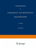 Untersuchungen über Kapillarität und Benetzungs-Erscheinungen (eBook, PDF)