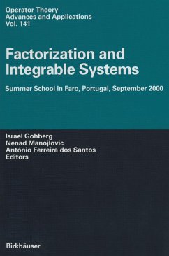 Factorization and Integrable Systems (eBook, PDF)