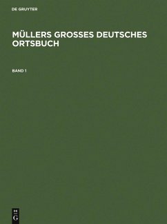 Müllers Großes Deutsches Ortsbuch. 2 Bde und Anhang (eBook, PDF)