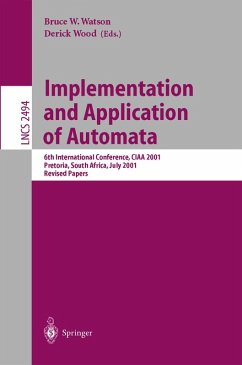 Cover Implementation and Application of Automata (eBook, PDF)