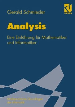 Analysis (eBook, PDF) - Schmieder, Gerald