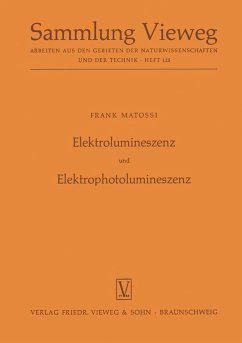 Cover Elektrolumineszenz und Elektrophotolumineszenz (eBook, PDF)