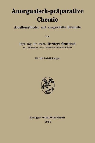 Anorganisch-präparative Chemie (eBook, PDF)