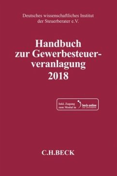 Cover Handbuch zur Gewerbesteuerveranlagung 2018