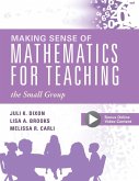 Making Sense of Mathematics for Teaching the Small Group (eBook, ePUB)