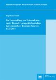 Die Umwandlung von Unternehmen in der Besonderen Ausgleichsregelung des Erneuerbare-Energien-Gesetzes - EEG 2014 (eBook, PDF)