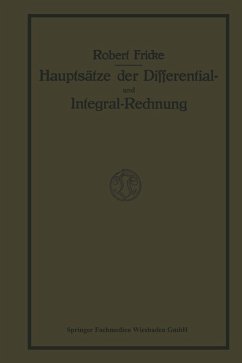 Hauptsätze der Differential- und Integralrechnung (eBook, PDF) - Fricke, Robert