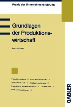 Grundlagen der Produktionswirtschaft (eBook, PDF) - Löffelholz, Josef