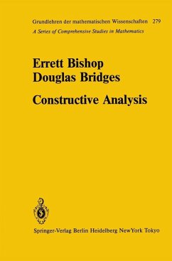 Constructive Analysis (eBook, PDF) - Bishop, E.; Bridges, Douglas