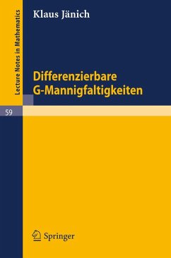 Differenzierbare G-Mannigfaltigkeiten (eBook, PDF) - Jänich, Klaus