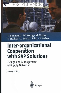 Inter-organizational Cooperation with SAP Solutions (eBook, PDF) - Buxmann, Peter; König, Wolfgang; Fricke, Markus; Hollich, Franz; Martin Diaz, Luis; Weber, Sascha