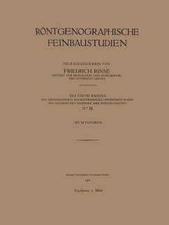 Röntgenographische Feinbaustudien (eBook, PDF) - Rinne, Friedrich