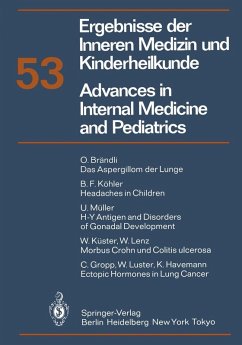 Cover Ergebnisse der Inneren Medizin und Kinderheilkunde/Advances in Internal Medicine and Pediatrics (eBook, PDF)