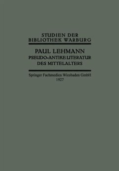 Pseudo-Antike Literatur des Mittelalters (eBook, PDF) - Lehmann, Paul