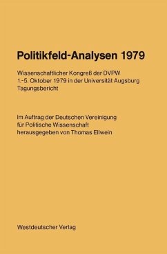 Politikfeld-Analysen 1979 (eBook, PDF)