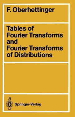 Cover Tables of Fourier Transforms and Fourier Transforms of Distributions (eBook, PDF)