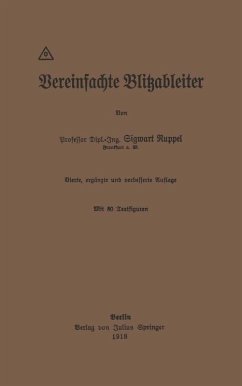 Vereinfachte Blitzableiter (eBook, PDF) - Ruppel, Sigwart