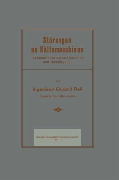 Störungen an Kältemaschinen (eBook, PDF) - Reif, Eduard