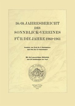 58.-59. Jahresbericht des Sonnblick-Vereines für die Jahre 1960-1961 (eBook, PDF)
