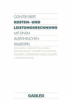 Kosten- und Leistungsrechnung (eBook, PDF) - Ebert, Günter