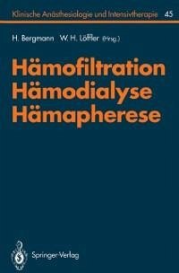 Hämofiltration, Hämodialyse, Hämapherese (eBook, PDF)