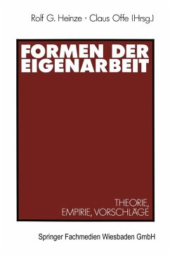Cover Formen der Eigenarbeit (eBook, PDF)