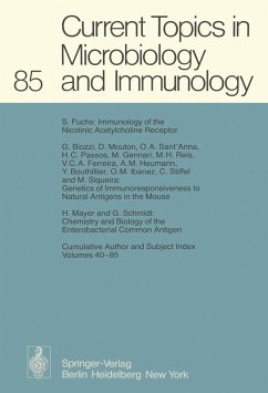 Current Topics in Microbiology and Immunology (eBook, PDF) - Arber, W.; Melchers, F.; Rott, R.; Schweiger, H. G.; Syru?ek, L.; Vogt, P. K.; Falkow, S.; Henle, W.; Hofschneider, P. H.; Humphrey, J. H.; Klein, J.; Koldovský, P.; Koprowski, H.; Maaløe, O.