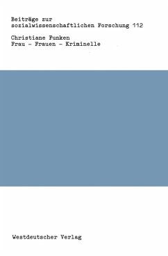 Cover Frau - Frauen - Kriminelle (eBook, PDF)