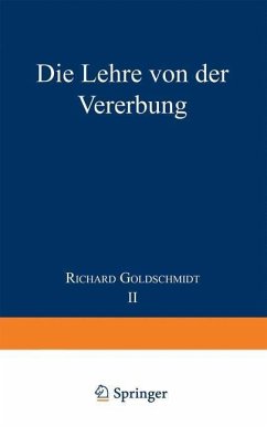 Die Lehre von der Vererbung (eBook, PDF) - Goldschmidt, Richard