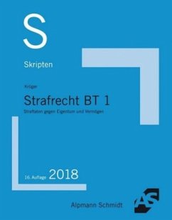 Skript Strafrecht BT 1 - Krüger, Rolf
