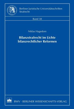 Cover Bilanzstrafrecht im Lichte bilanzrechtlicher Reformen (eBook, PDF)