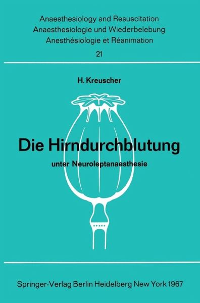 Die Hirndurchblutung unter Neuroleptanaesthesie (eBook, PDF)
