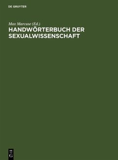 Cover Handwörterbuch der Sexualwissenschaft (eBook, PDF)