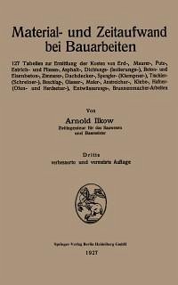Material- und Zeitaufwand bei Bauarbeiten (eBook, PDF) - Ilkow, Arnold