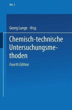 Cover Chemisch-technische Untersuchungsmethoden (eBook, PDF)