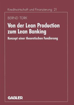 Von der Lean Production zum Lean Banking (eBook, PDF) - Türk, Bernd