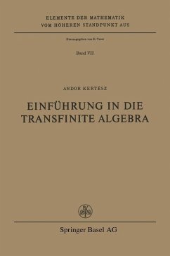Cover Einführung in die Transfinite Algebra (eBook, PDF)