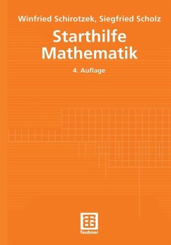 Starthilfe Mathematik (eBook, PDF) - Schirotzek, Winfried; Scholz, Siegfried