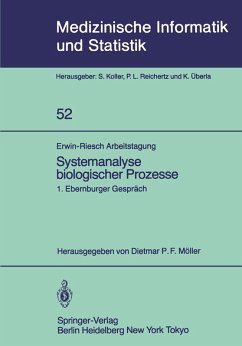 Erwin-Riesch Arbeitstagung Systemanalyse biologischer Prozesse (eBook, PDF)