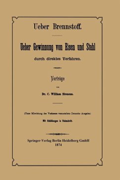 Cover Ueber Brennstoff Ueber Gewinnung von Eisen und Stahl durch direktes Verfahren (eBook, PDF)