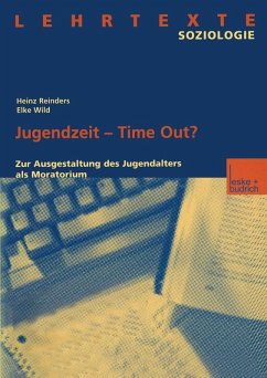 Jugendzeit - Time Out? (eBook, PDF)