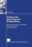 The Role of the Social Context for Strategy-Making (eBook, PDF)