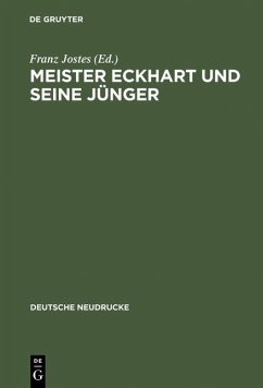 Meister Eckhart und seine Jünger (eBook, PDF)