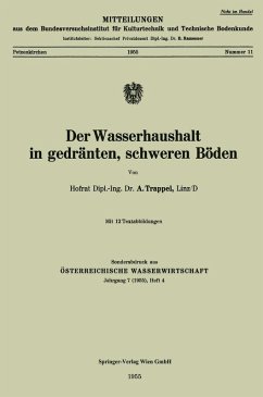 Cover Der Wasserhaushalt in gedränten, schweren Böden (eBook, PDF)