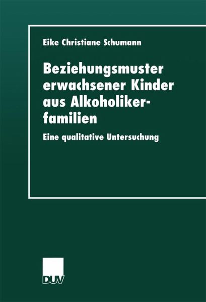 Beziehungsmuster erwachsener Kinder aus Alkoholikerfamilien (eBook, PDF) Beziehungsmuster erwachsener Kinder aus Alkoholikerfamilien (eBook, PDF)