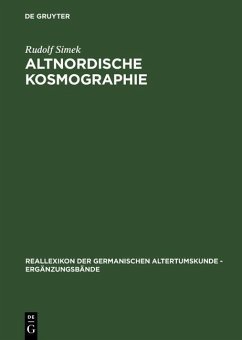 Altnordische Kosmographie (eBook, PDF) - Simek, Rudolf